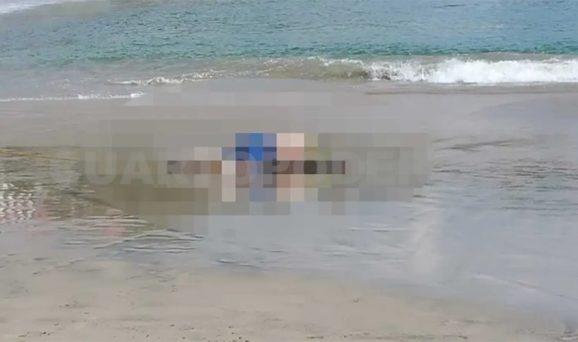 Vacacionista se ahogó en la playa de Barrita de Pajón