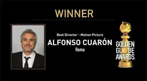 Alfonso Cuarón se alza como el mejor director en los Globos de Oro
