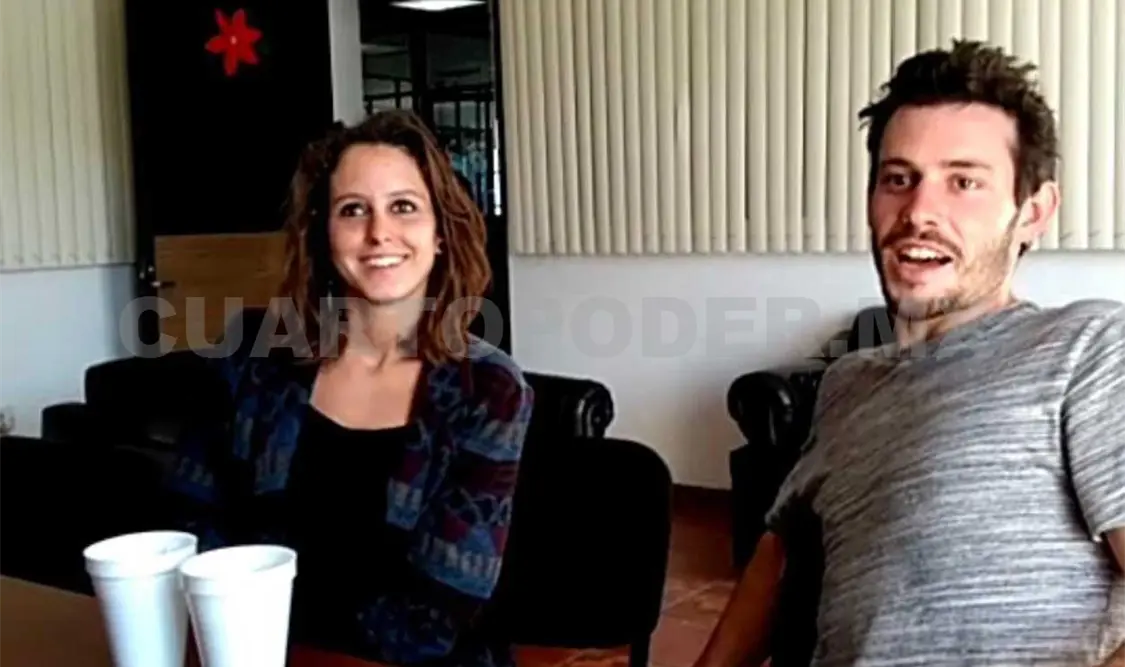 Alizée Lacoste, de nacionalidad francesa y su pareja sentimental Adam Schurman, se encuentran sanos y salvos. CP