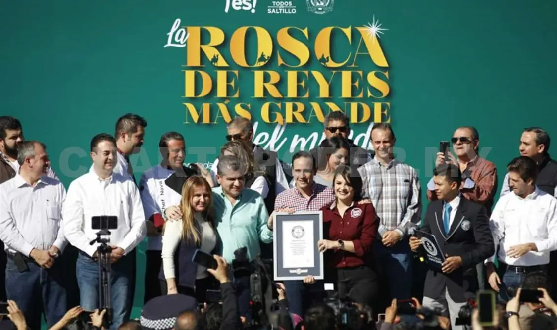 Saltillo se lleva Récord Guinness por Rosca de Reyes