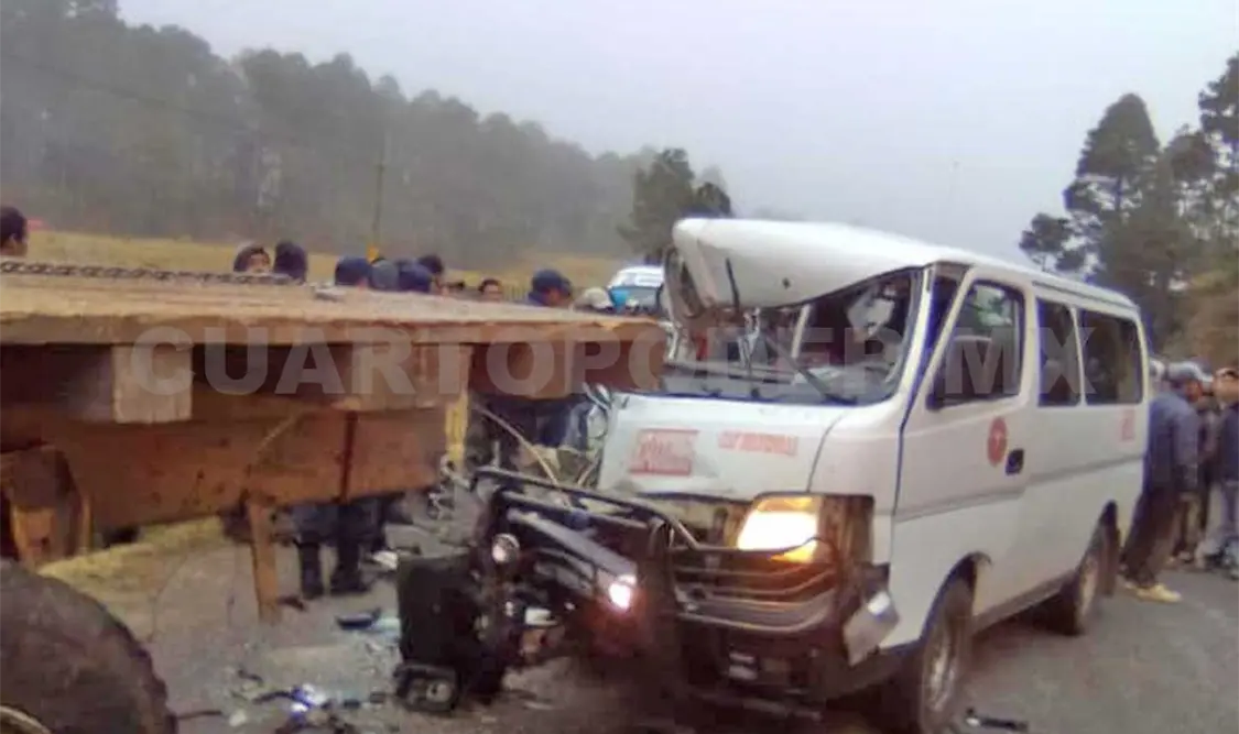 Tres muertos y cuatro heridos, saldo de accidente