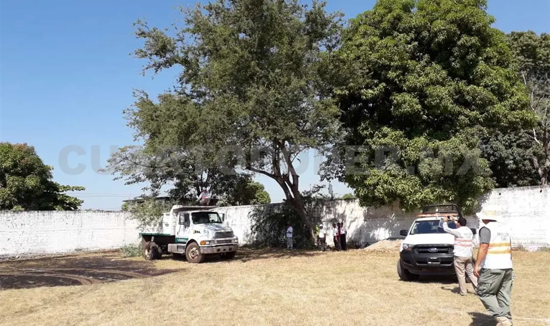 Acondicionan campo para albergue