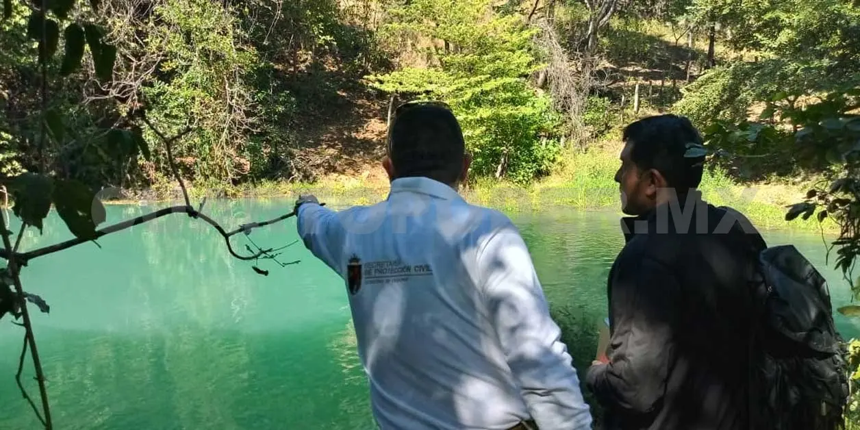 Ojo de agua deja de fluir y luego retoma su caudal