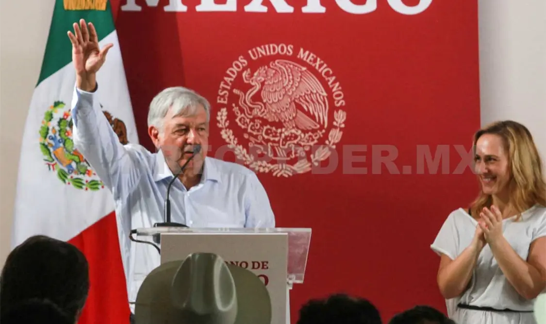 El mandatario federal presentó el Plan de Desarrollo para el Sur de Sinaloa. Notimex