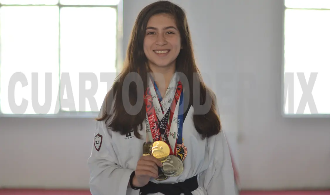 Actualmente la joven atleta cuenta con aproximadamente 100 medallas en su palmarés. Antonio Zúñiga/CP