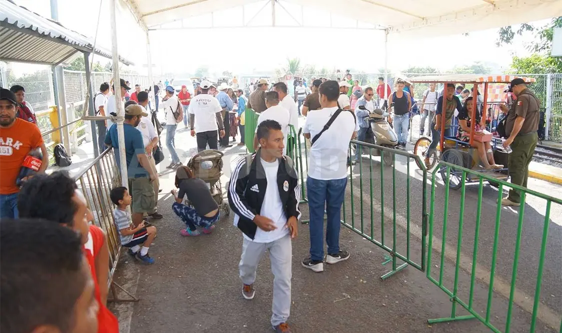 Suspenden registro de migrantes en la frontera
