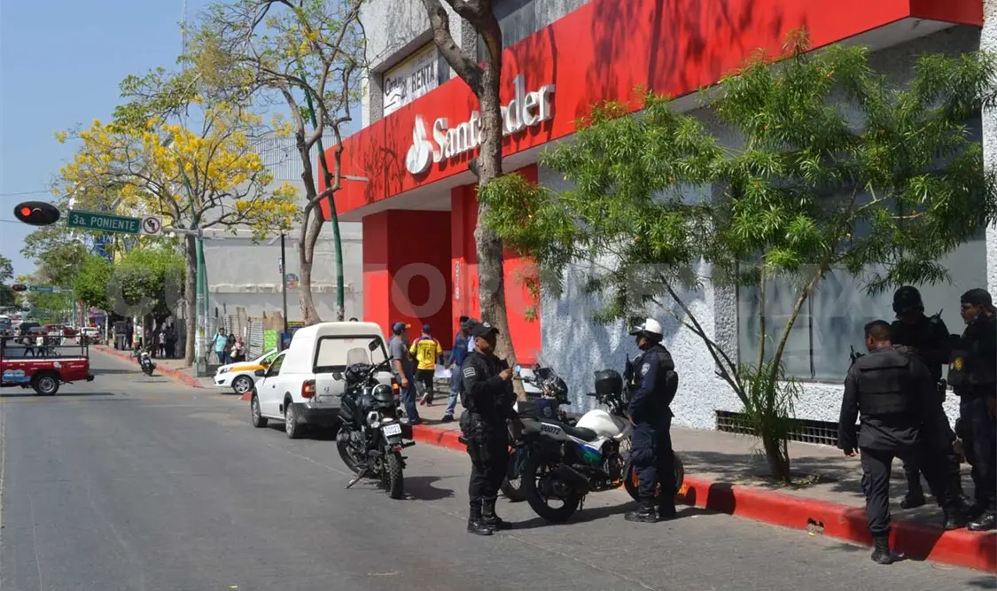 Violento atraco por 650 mil pesos a un cuentahabiente