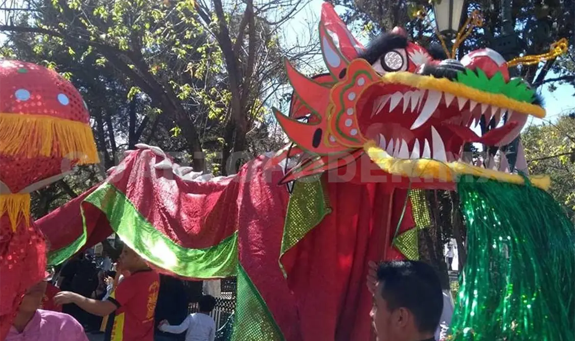 En calles de San Cristóbal presentaron danzas con la cultura asiática. Manuel Martínez / CP