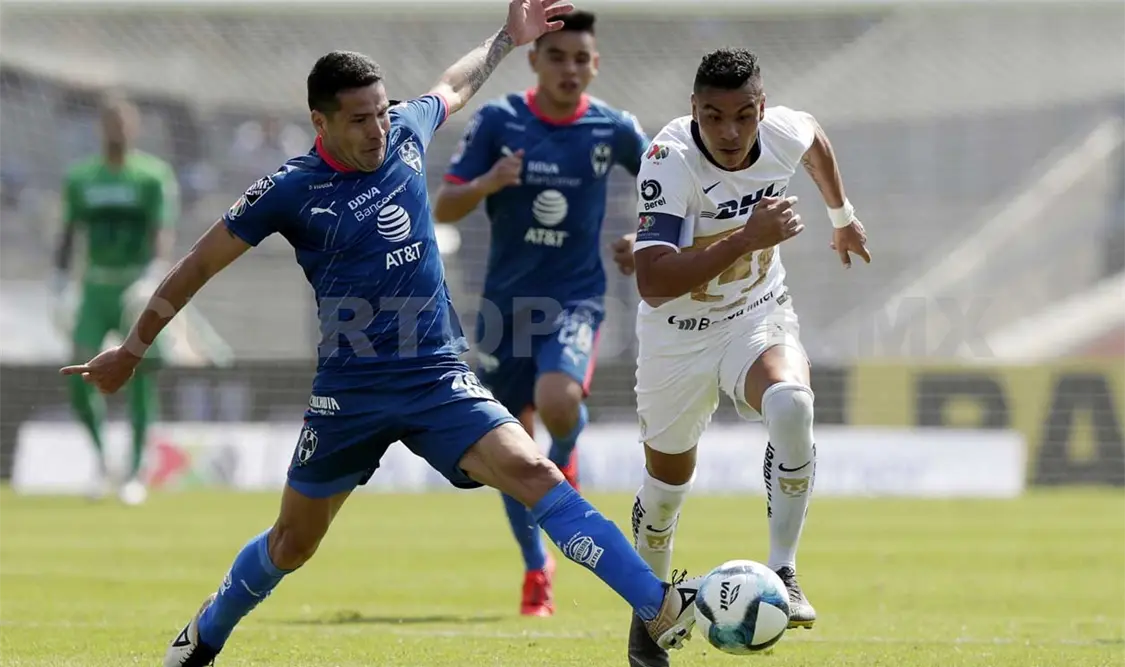 Pumas, con 10 hombres le empata a Monterrey