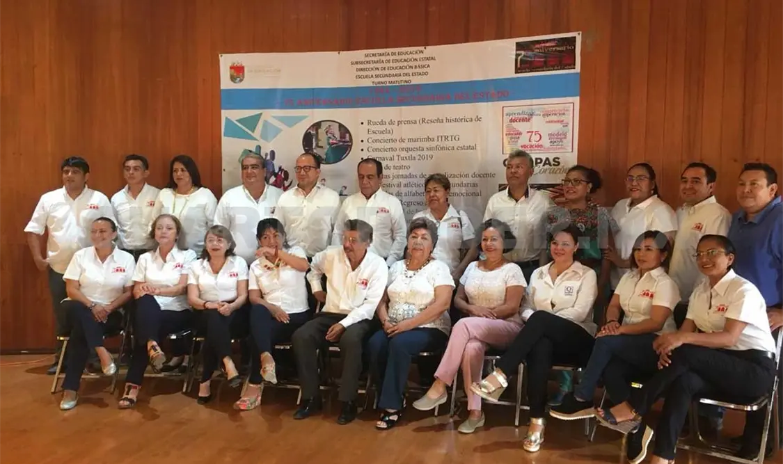 Secundaria del Estado se prepara para su 75º aniversario