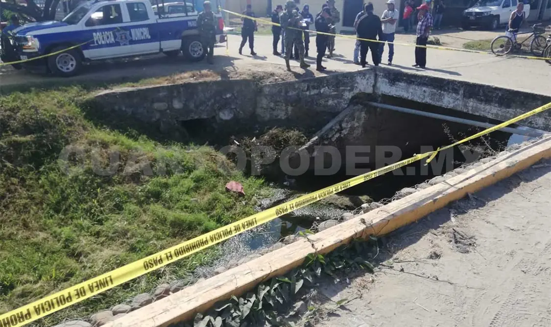Chapín se ahoga en canal de riego