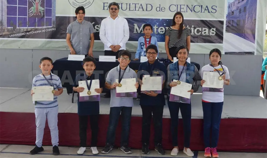 Realizan con éxito tercera Olimpiada de Matemáticas