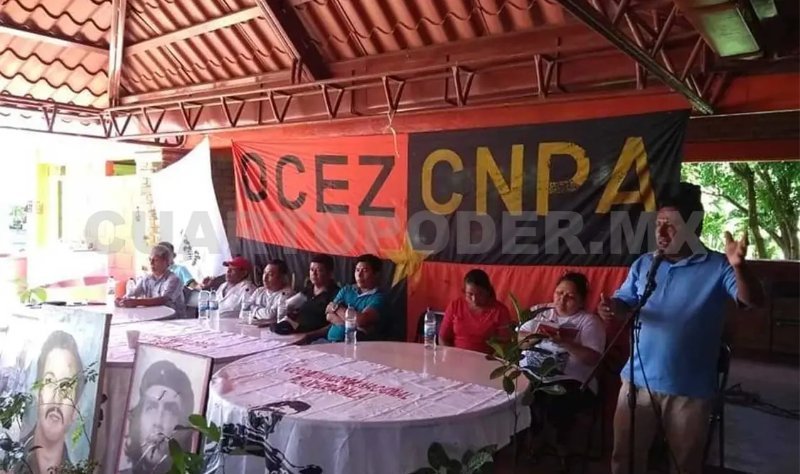 Protestan contra organización social