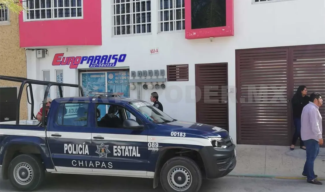 Roban 200 mil pesos en agencia de viajes en Tuxtla Gutiérrez