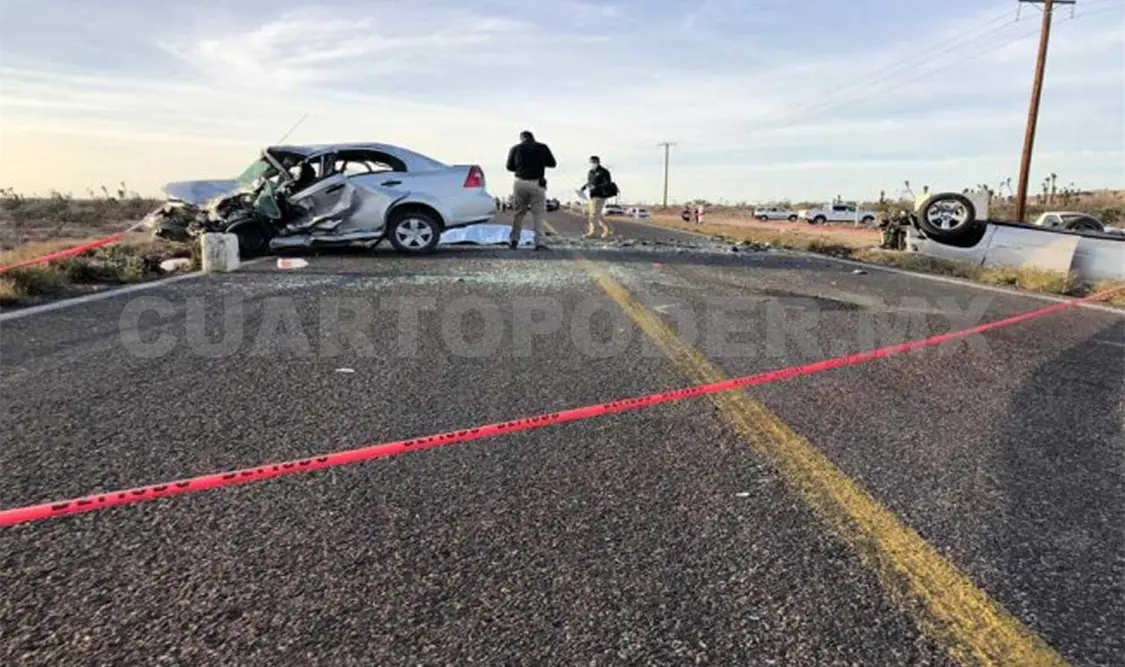 Mueren funcionarias en accidente carretero