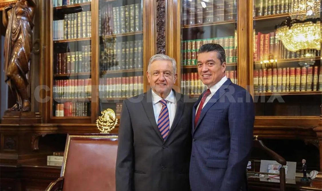 Acuerdan Rutilio y AMLO impulso al desarrollo