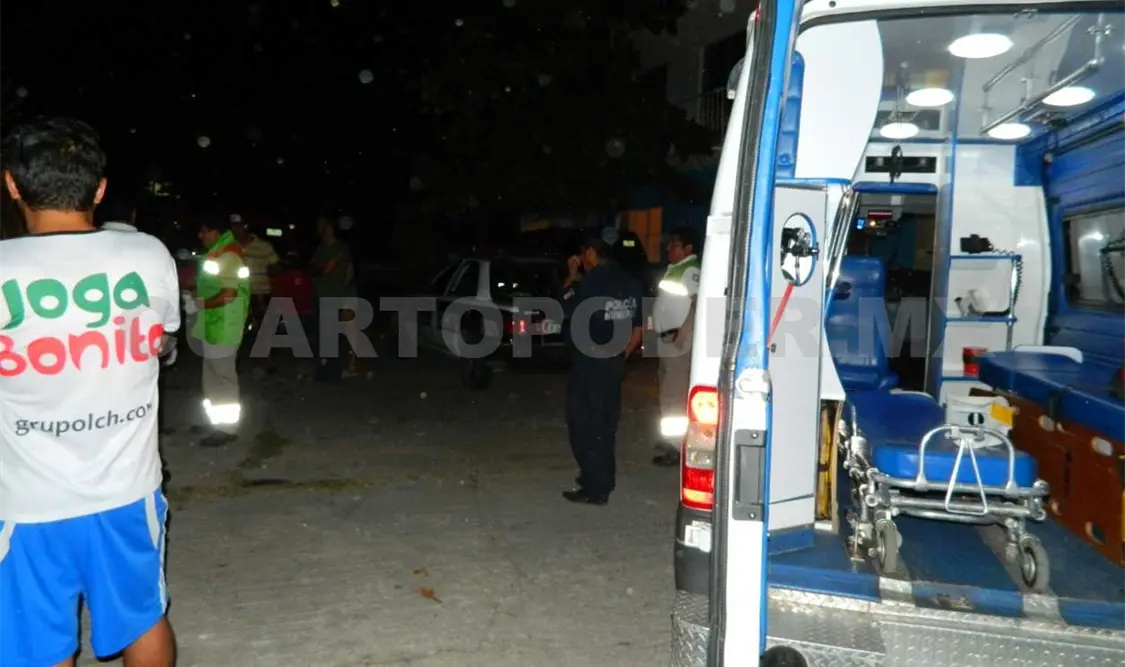 Celebró con amigos y fue baleado por su enemigo