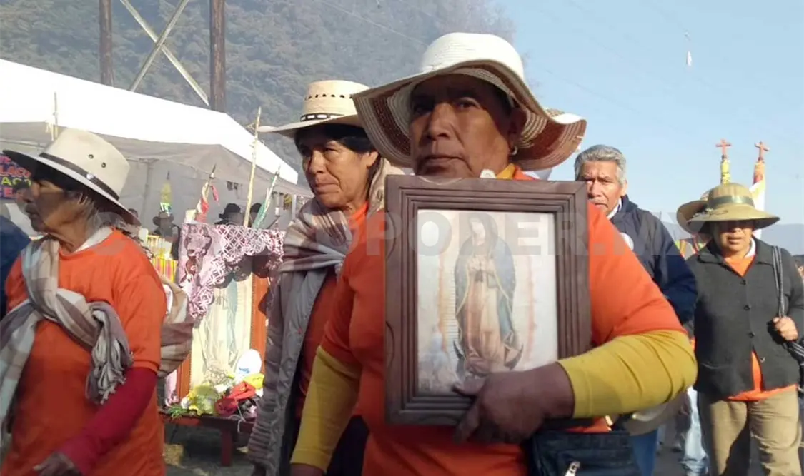 Reciben a más de 60 mil peregrinos provenientes de Toluca