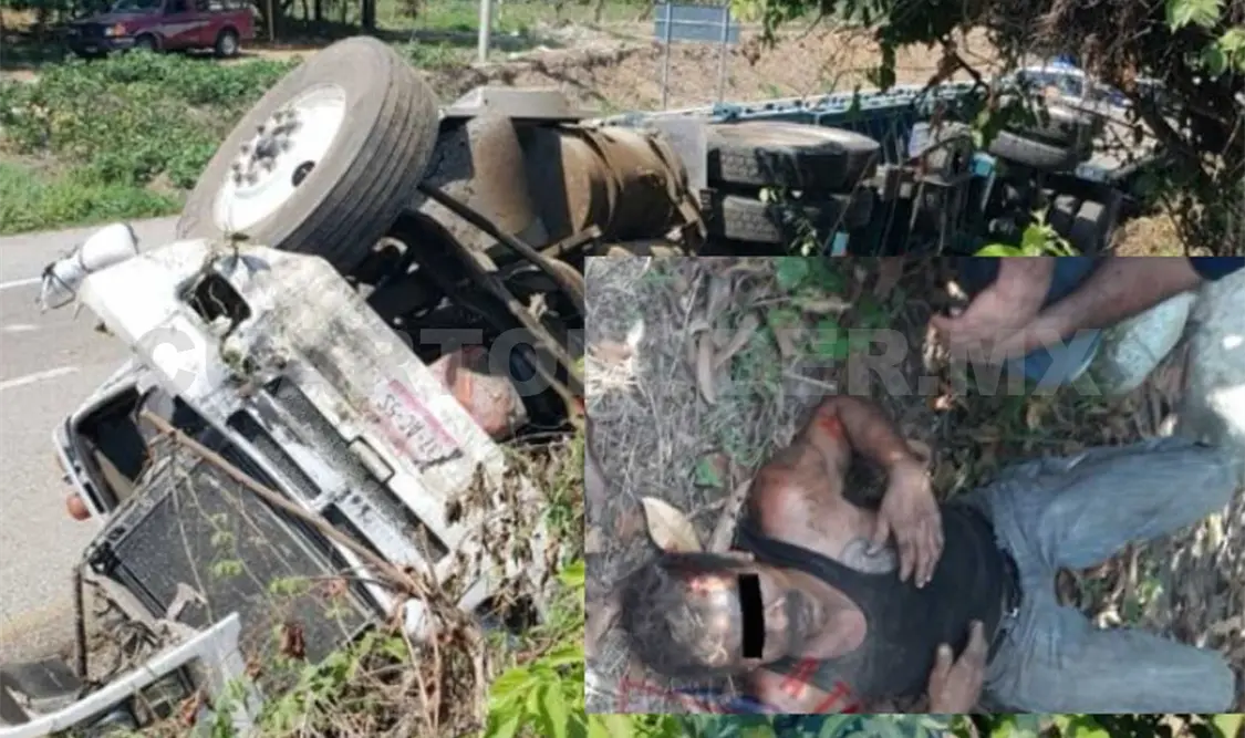 Al parecer el exceso de velocidad provocó el accidente sobre la carretera número 200, sobre el kilómetro 193 en el tramo Mapastepec-Escuintla. CP