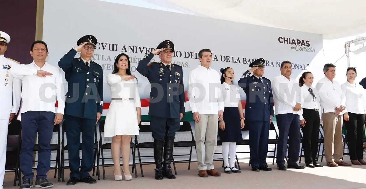 En el Día de la Bandera, Rutilio llama a la unidad