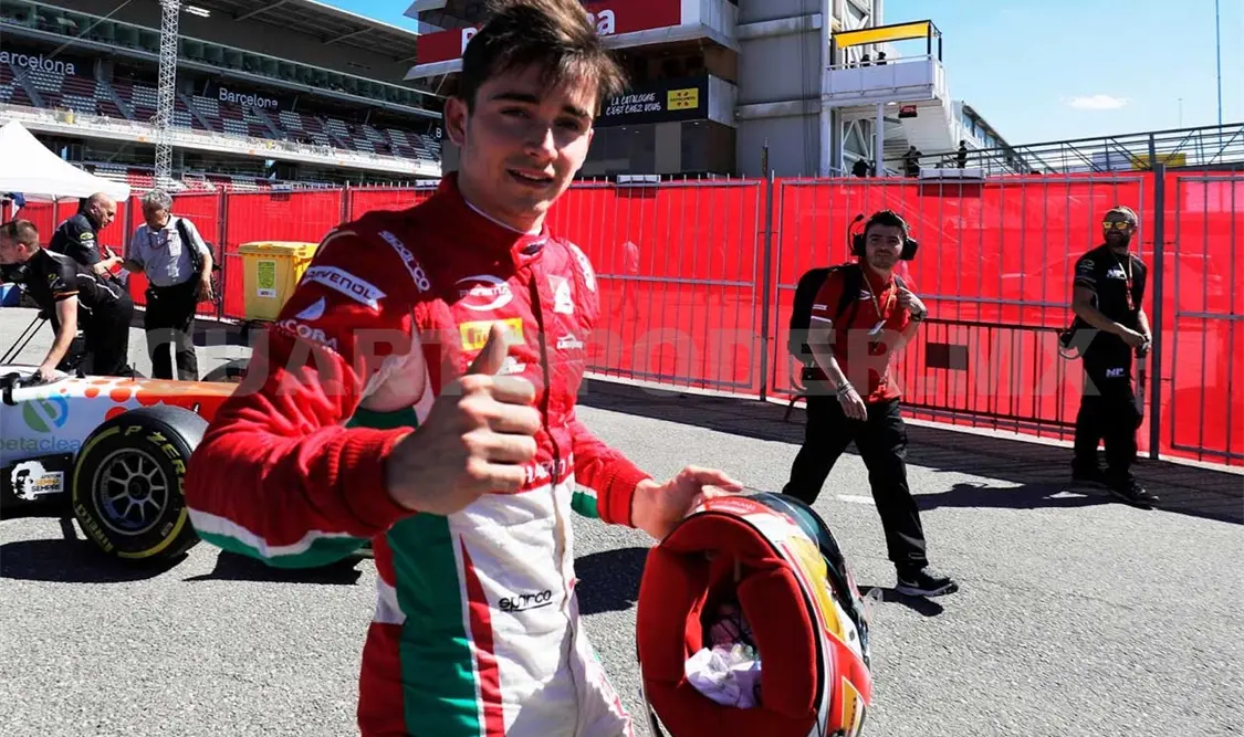 Leclerc vuela y firma el mejor tiempo en test