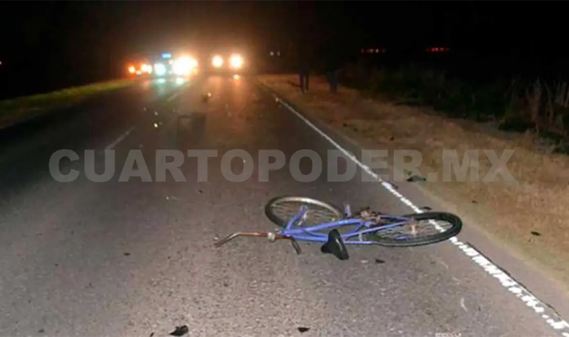 Ciclista de la tercera edad es arrollado por auto “fantasma”