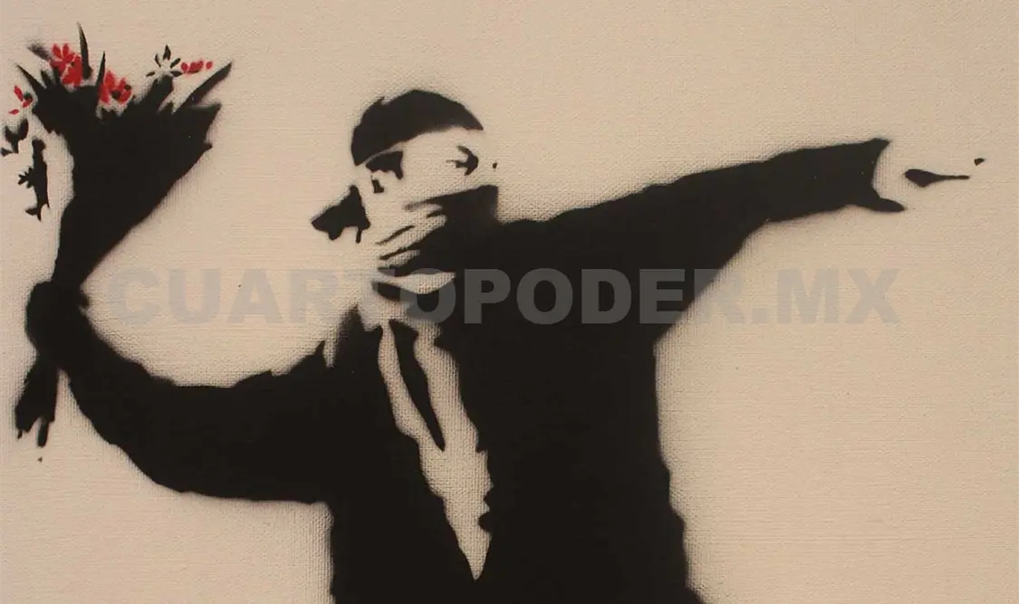 Banksy, artista callejero. Cortesía