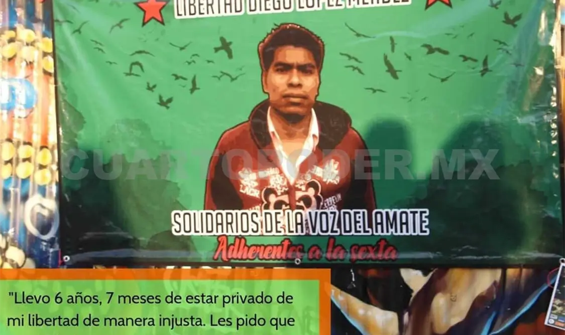 Diego López Méndez exige su libertad
