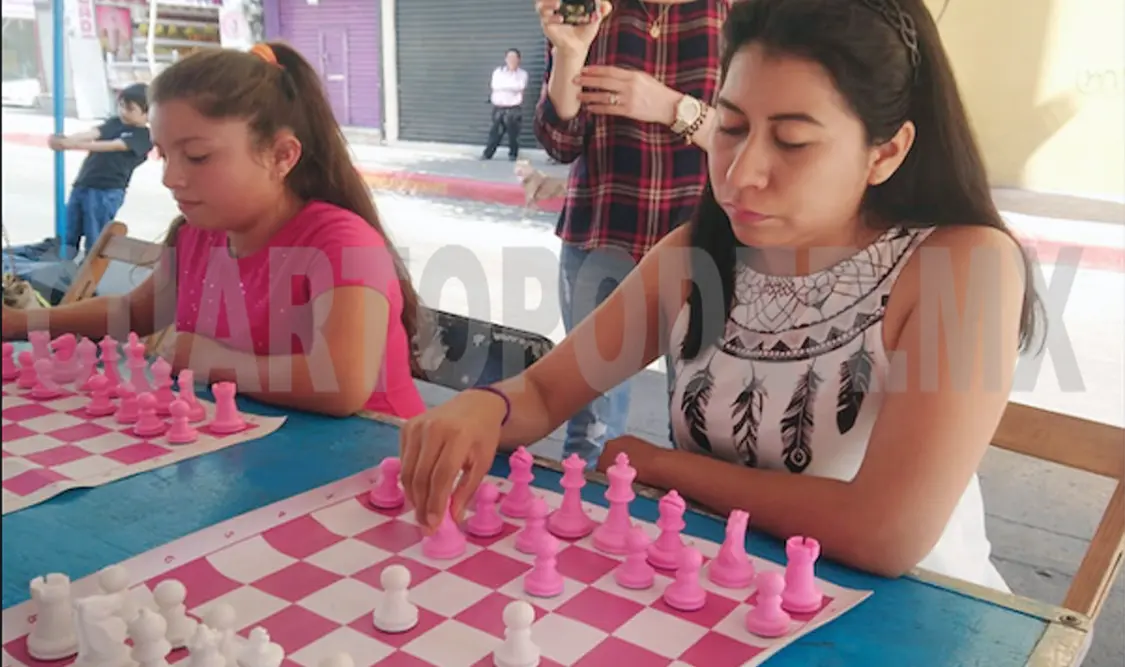 Ada Alicia Velázquez, de Tapachula, se proclamó campeona del II Torneo Femenil de Ajedrez, evento que se realizó con motivo del Día Internacional de la Mujer. Guillermo Ramos / CP