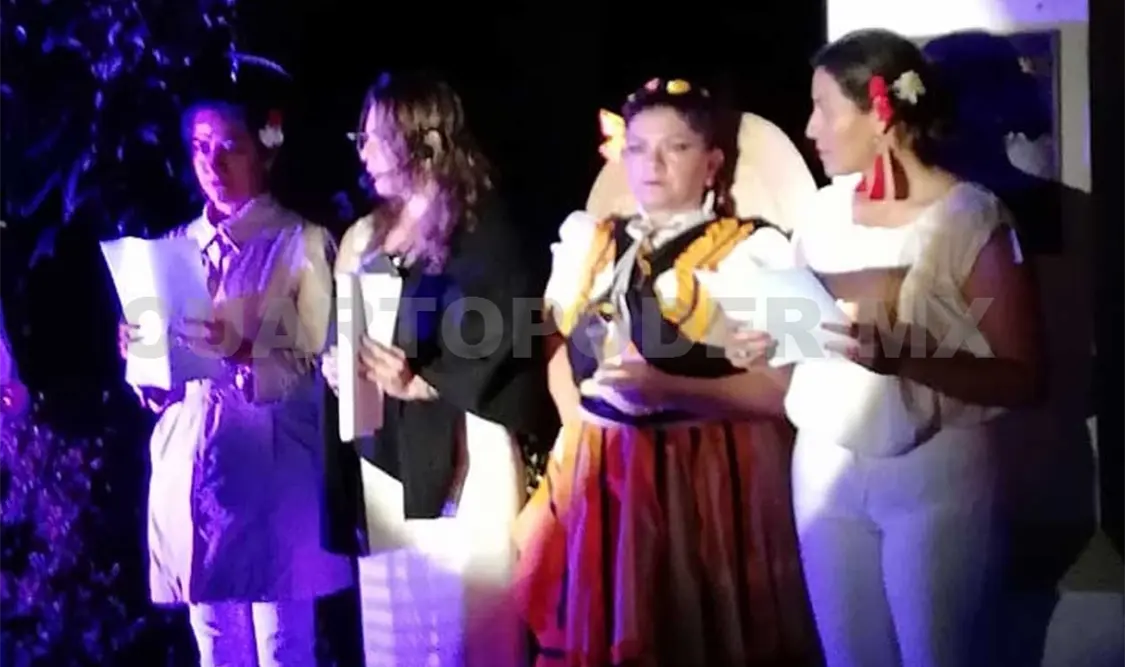 La actividad se realizó en el jardín del centro cultural Rosario Castellanos. Cortesía