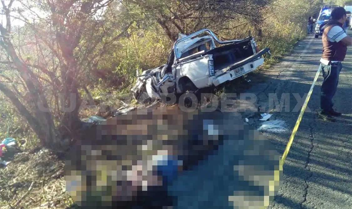 Tres muertos y tres heridos en accidente carretero