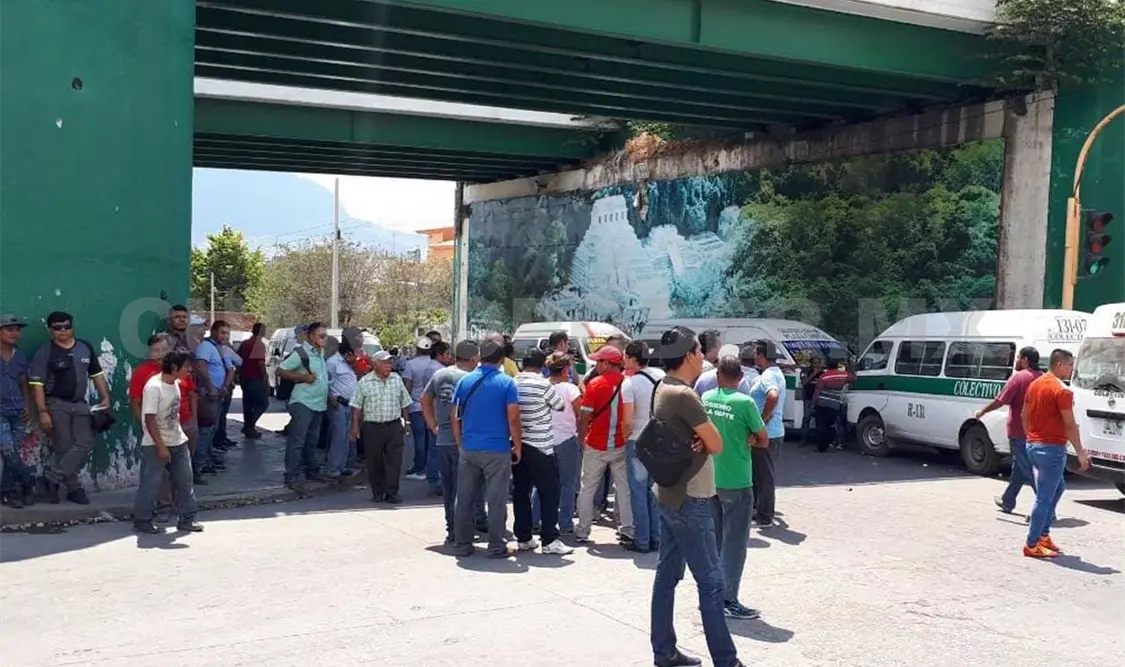 Anarquía en el transporte casi desata enfrentamiento