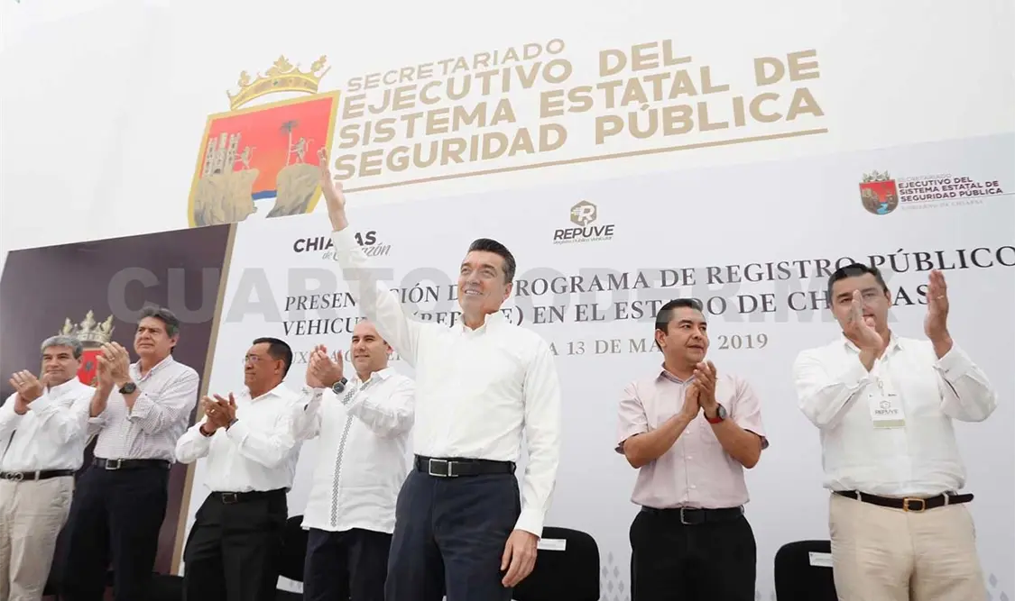 Retoma Gobierno del Estado Repuve en Chiapas