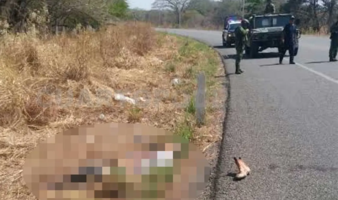 Hallan muerto a sujeto a orilla de la carretera
