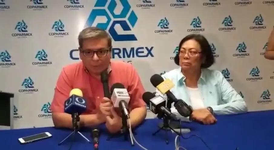 El presidente estatal de la Coparmex, Enoc Gutiérrez. CP