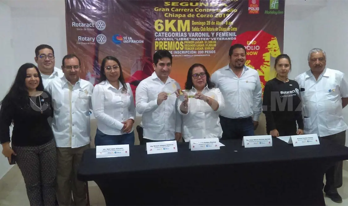 Carrera contra la Polio espera a mil corredores