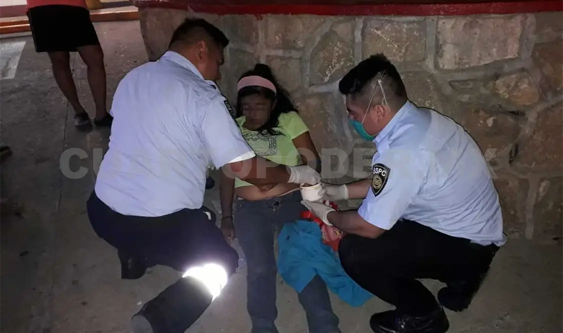 Suicida sale lesionada tras haber sido salvada