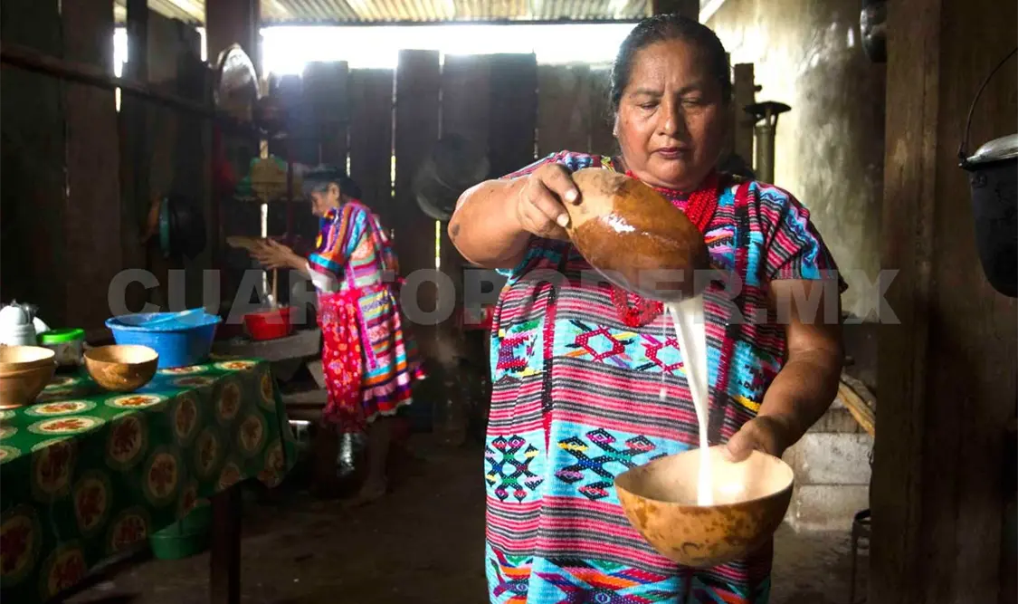 Preservan mujeres de Usila su bebida ritual