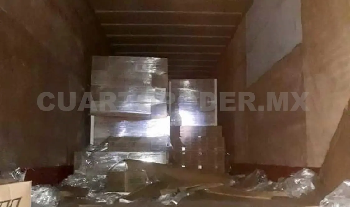 Recuperan tráiler y mercancía robada