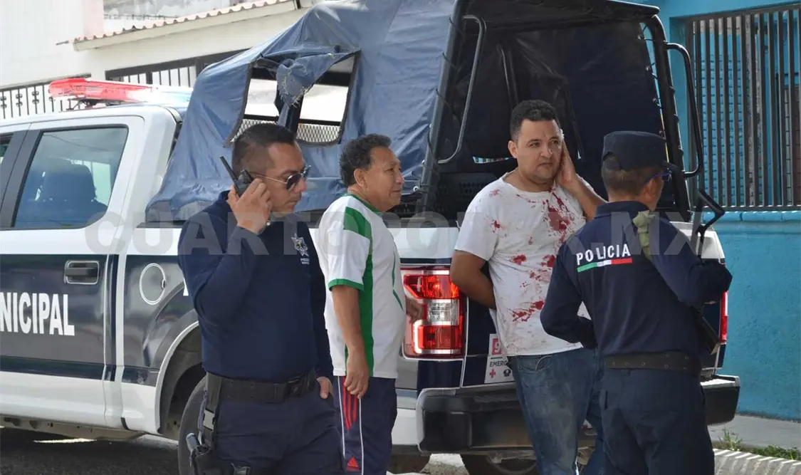 Su vecino le propinó un machetazo en la cabeza