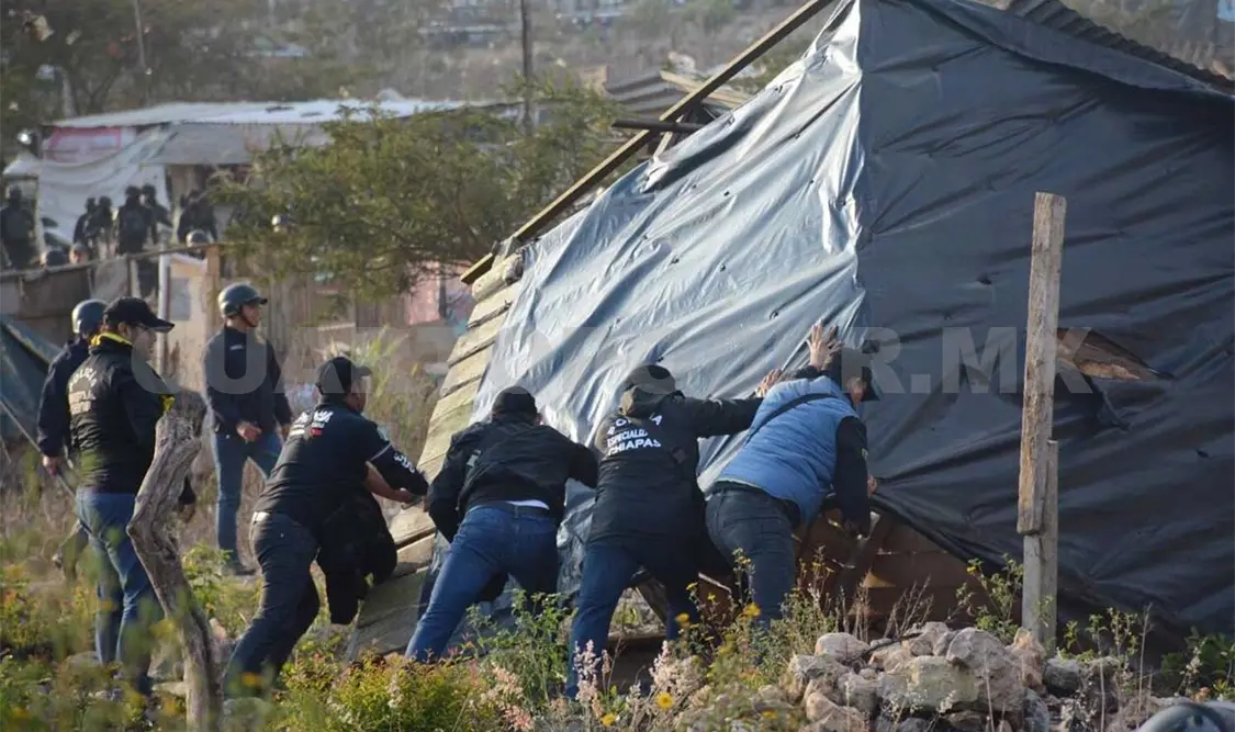 Desalojan 44 hectáreas de 77 mil invadidas en Chiapas