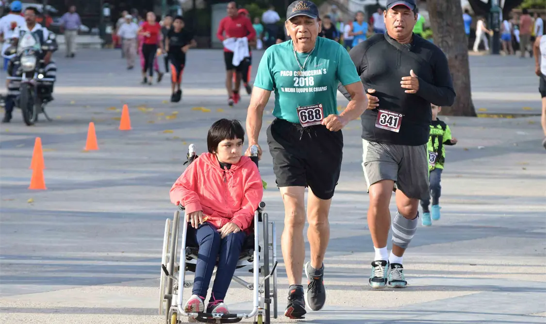 Lo que se recaude de las inscripciones será para beneficio de sus dos pequeñas hijas, y los atletas recibirán una medalla, número e hidratación. Guillermo Ramos/CP