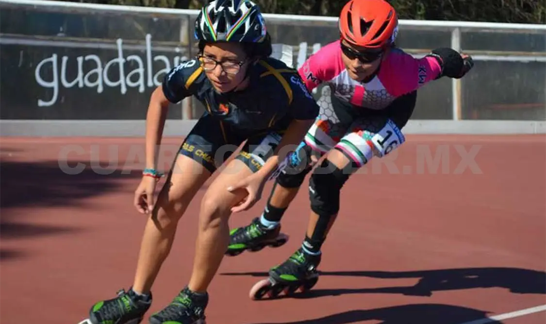 Exitosa cosecha de preseas de patinadores