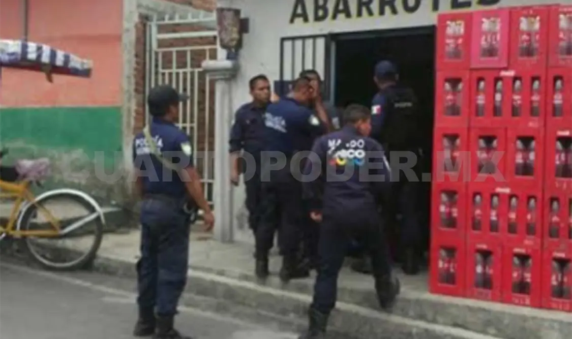 Elementos de la policía municipal arribaron al lugar para tomar conocimiento, patrullaron la zona pero no encontraron a los delincuentes. Rafael Victorio / CP