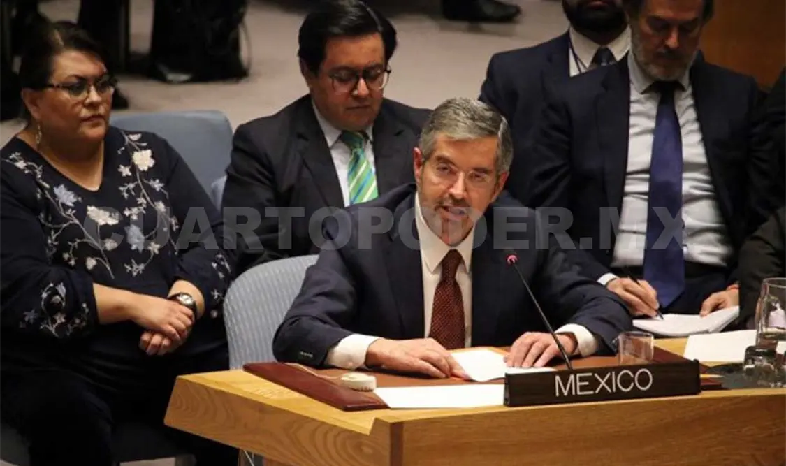 Juan Ramón de la Fuente, representante de México ante la ONU. El Universal