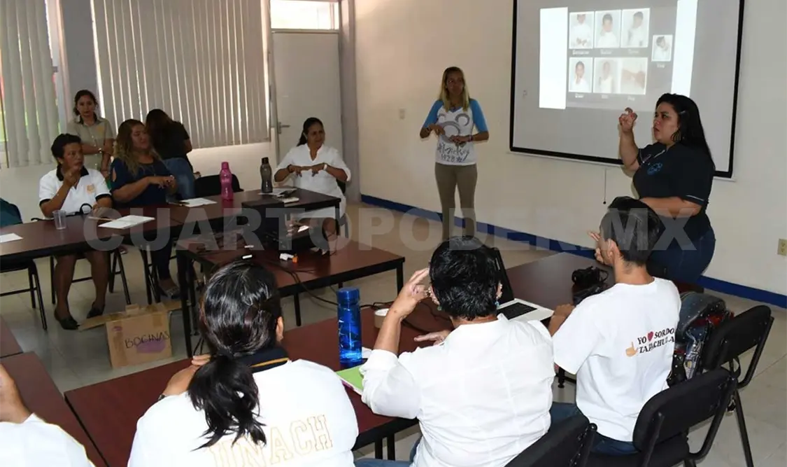 El objetivo de la capacitación fue promover la educación inclusiva. CP