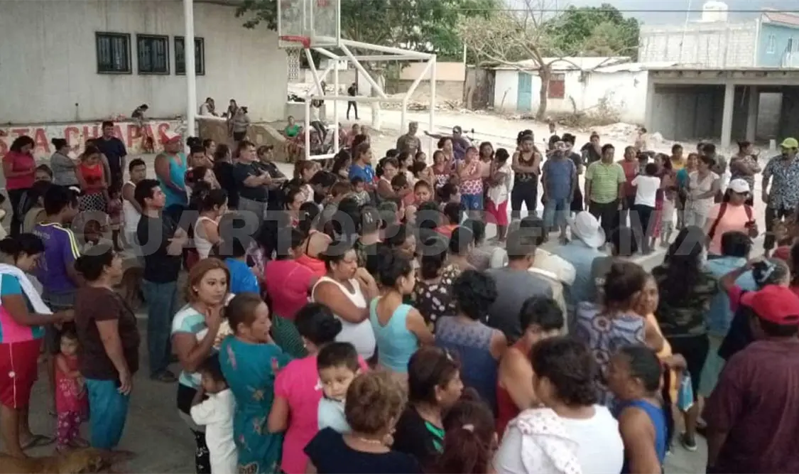 Los habitantes adheridos al Movimiento Antorchista respaldaron a su lideresa contra las injurias. CP