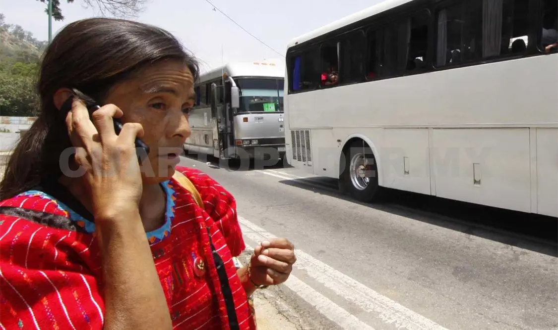 Chiapas con 58.1% encabeza las entidades con menor porcentaje en usuarios con teléfono celular. Cortesía