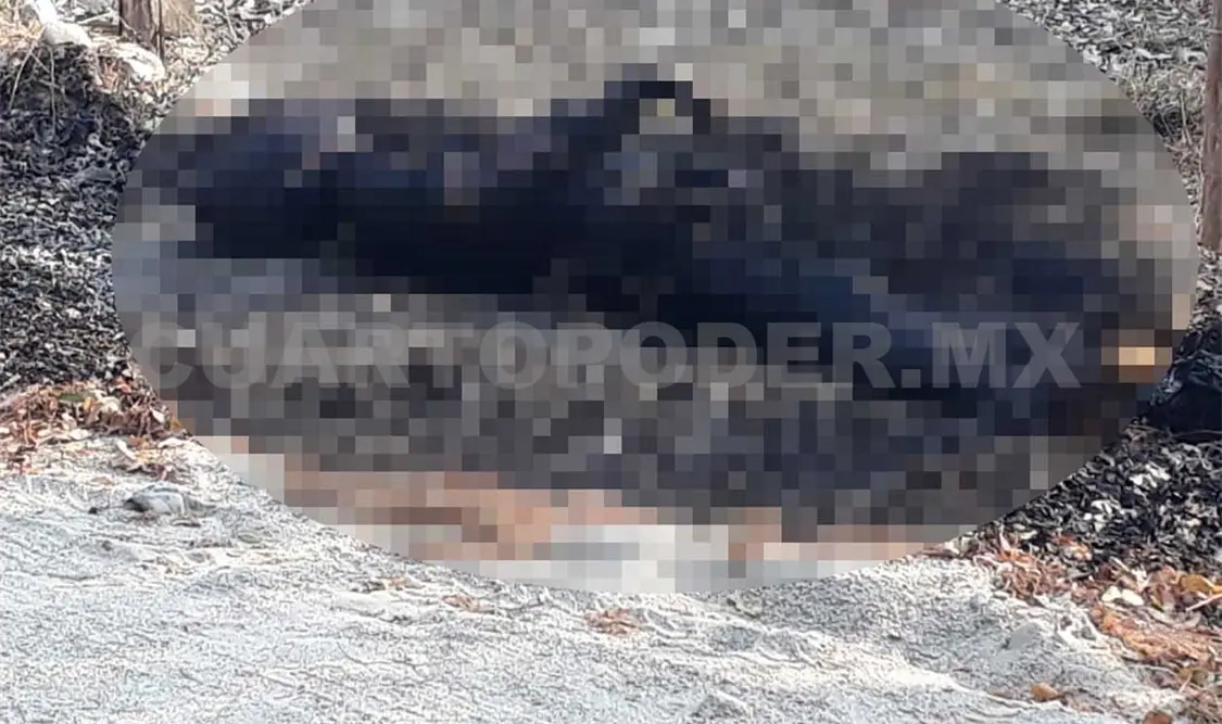 Encuentran cuerpo calcinado en ranchería