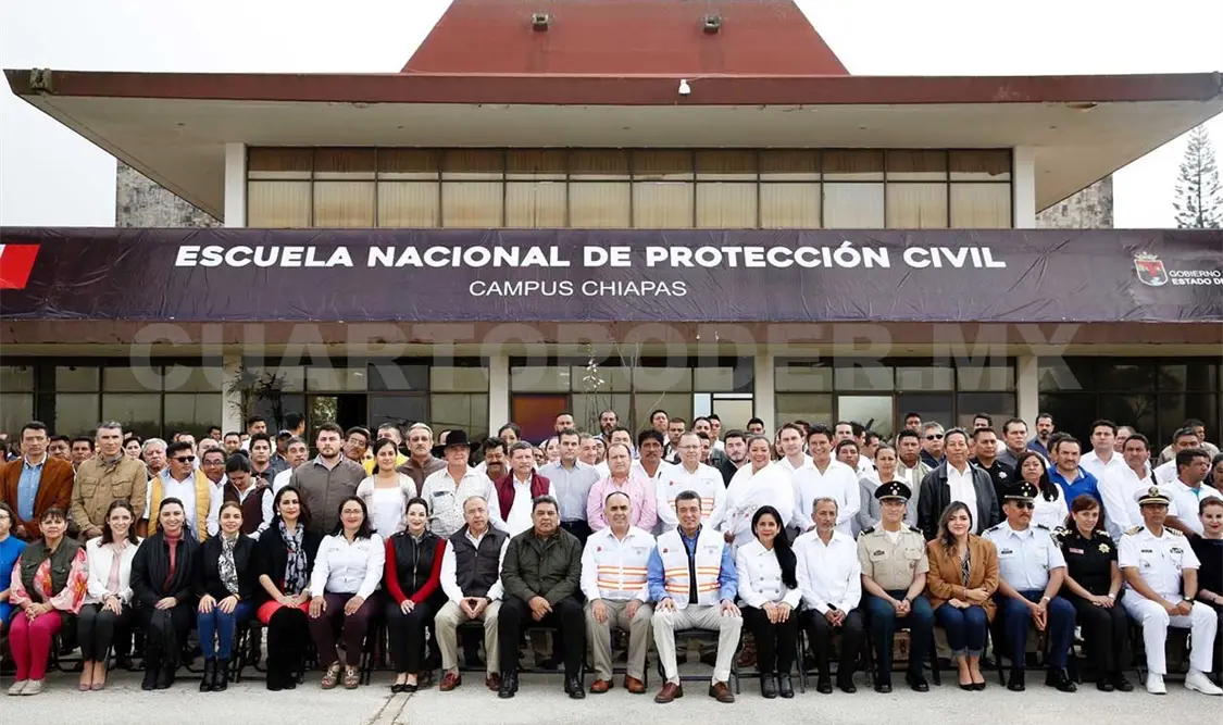 Destaca Chiapas en estrategia de prevención de riesgos